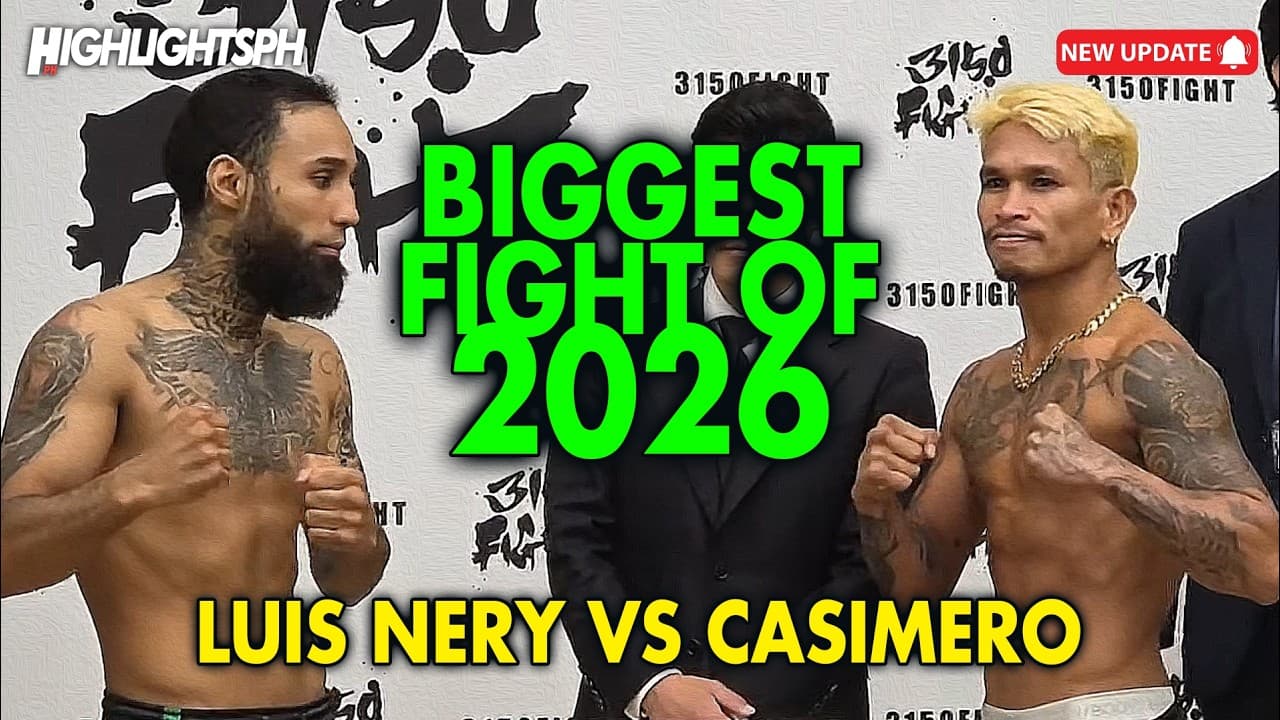 BIG FIGHT: 🇵🇭CASIMERO "Quadro Alas" vs 🇲🇽NERY "Pantera" - prefight