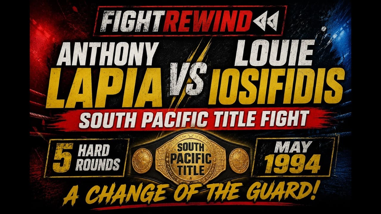 Anthony Lapia vs Louie Iosifidis