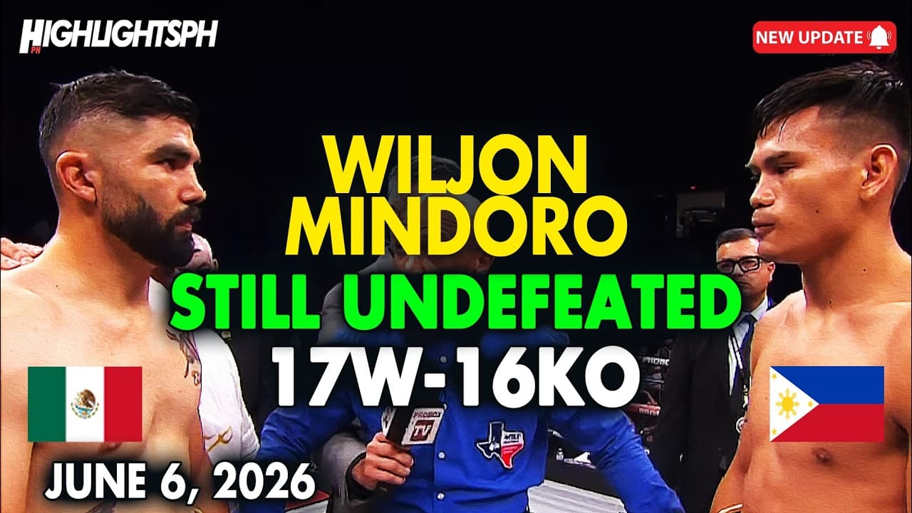 NEW FIGHT:  (17W-16KO) 🇵🇭TRIGGERMAN UNDEFEATED PARIN! Napakakunat ng Mehikano na to!