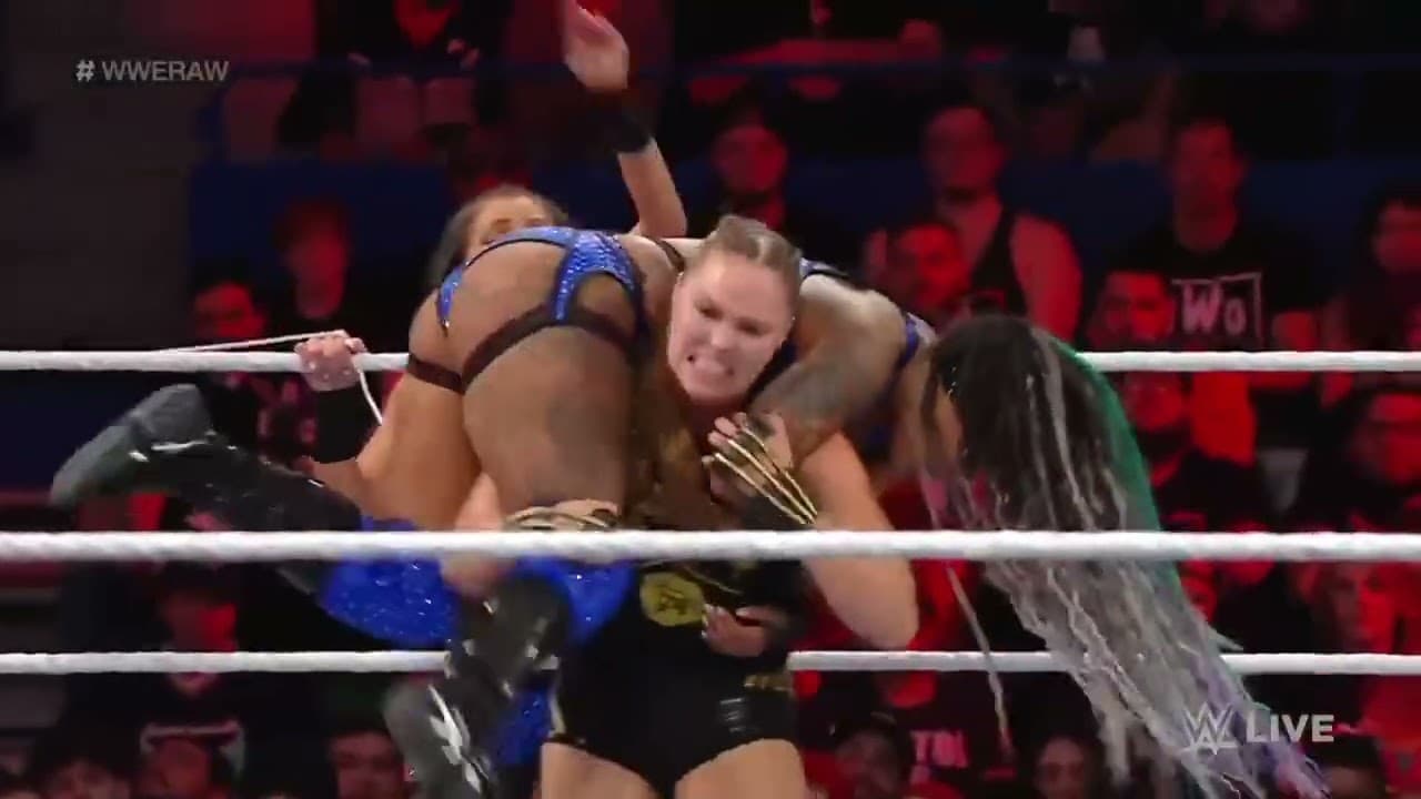 Shayna Baszler & Ronda Rousey vs. Katana Chance & Kayden Carter: Raw, June 5, 2023