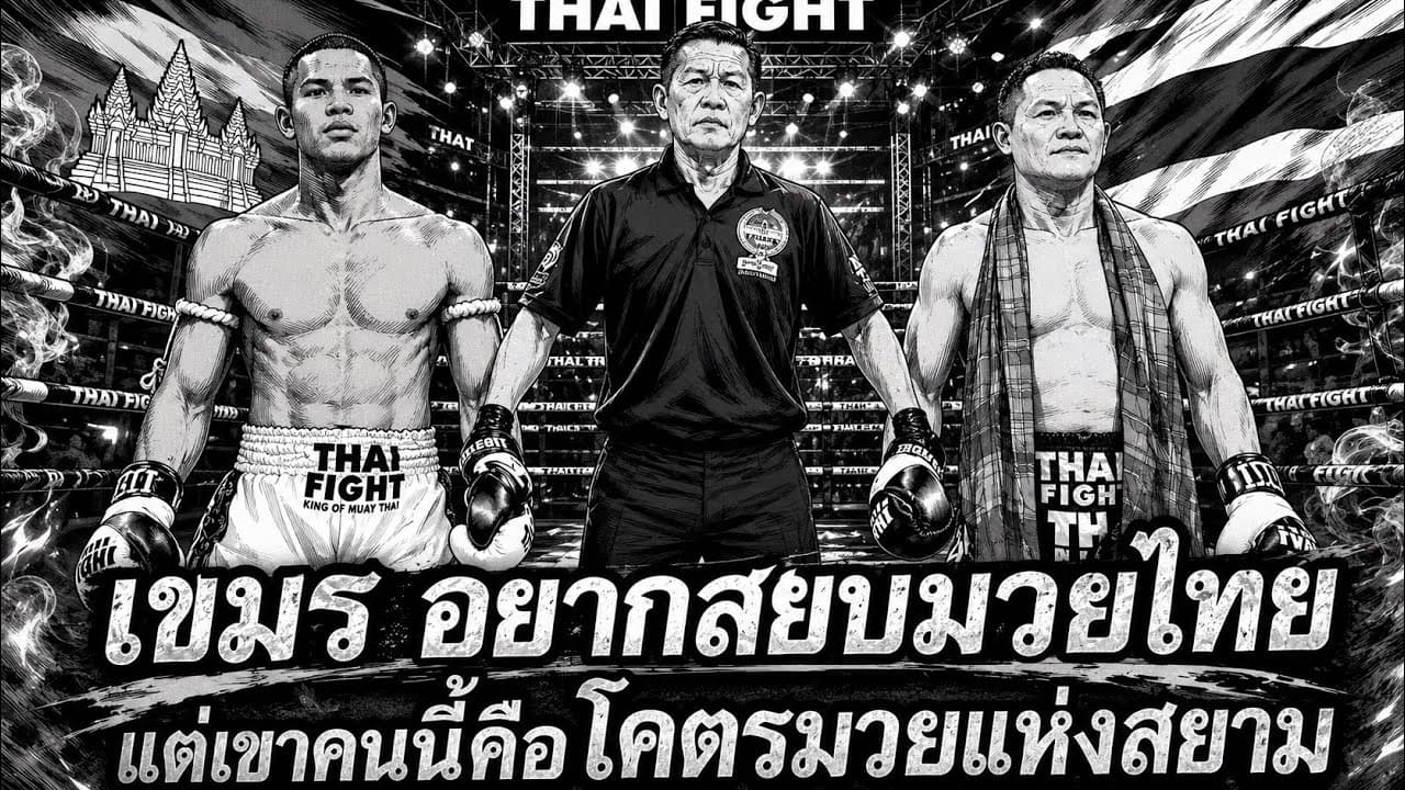 เขมรขออาสา สยบมวยไทย! แต่เขาคนนี้คือโคตรมวยแห่งสยาม แสนชัย พี่.เค แสนชัยฯ vs អេលីត ហុនកង