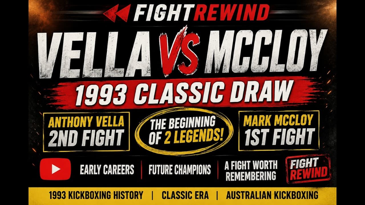 Anthony "Hitman" Vella vs Mark McCloy – 1992 Classic Draw