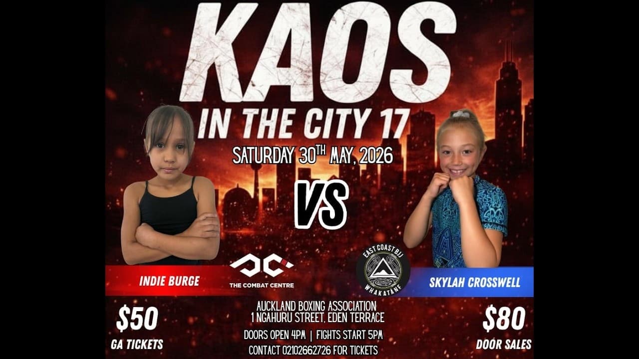 KAOS ON THE CITY 17: INDIE BURGE vs SKYLAH CROSSWELL | K1 Boxing Fight