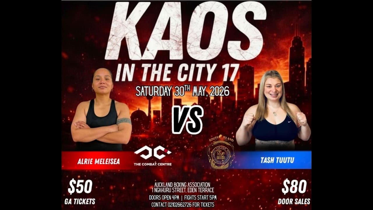 KAOS ON THE CITY 17: ALRIE MELEISEA vs TASH TUUTU | Pro Boxing Fight