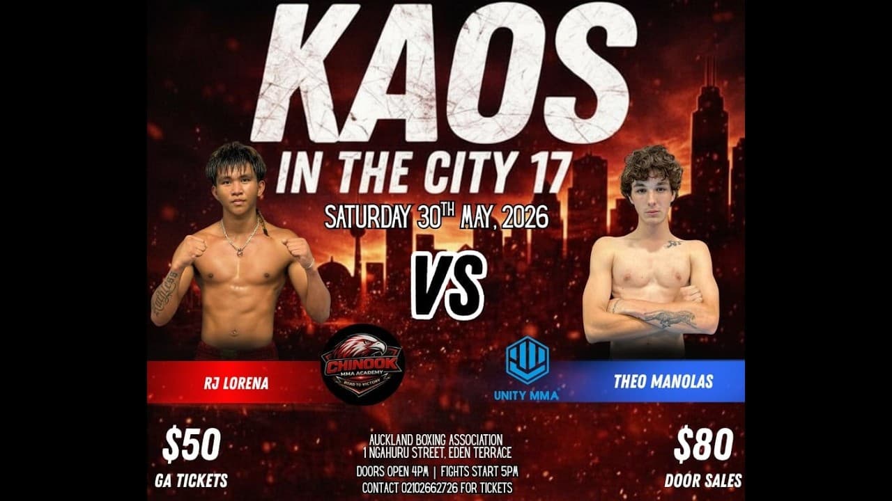 KAOS ON THE CITY 17: RJ LORENA vs THEO MANOLAS | K1 Boxing Fight