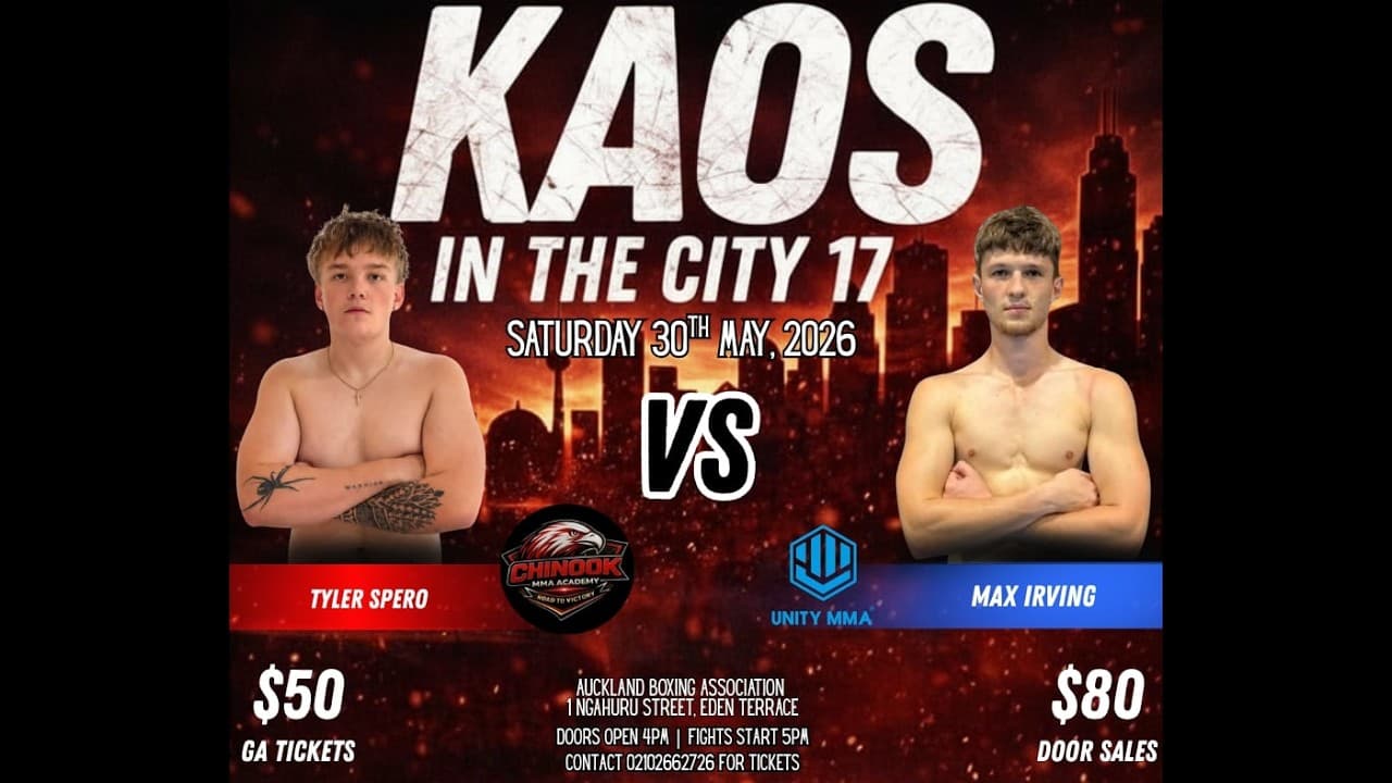 KAOS ON THE CITY 17: TYLER SPERO vs MAX IRVING | K1 Boxing Fight