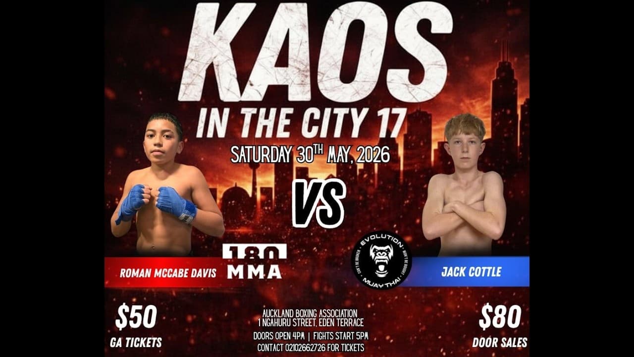 KAOS ON THE CITY 17: ROMAN MCCABE DAVIS vs JACK COTTLE | K1 Boxing Fight
