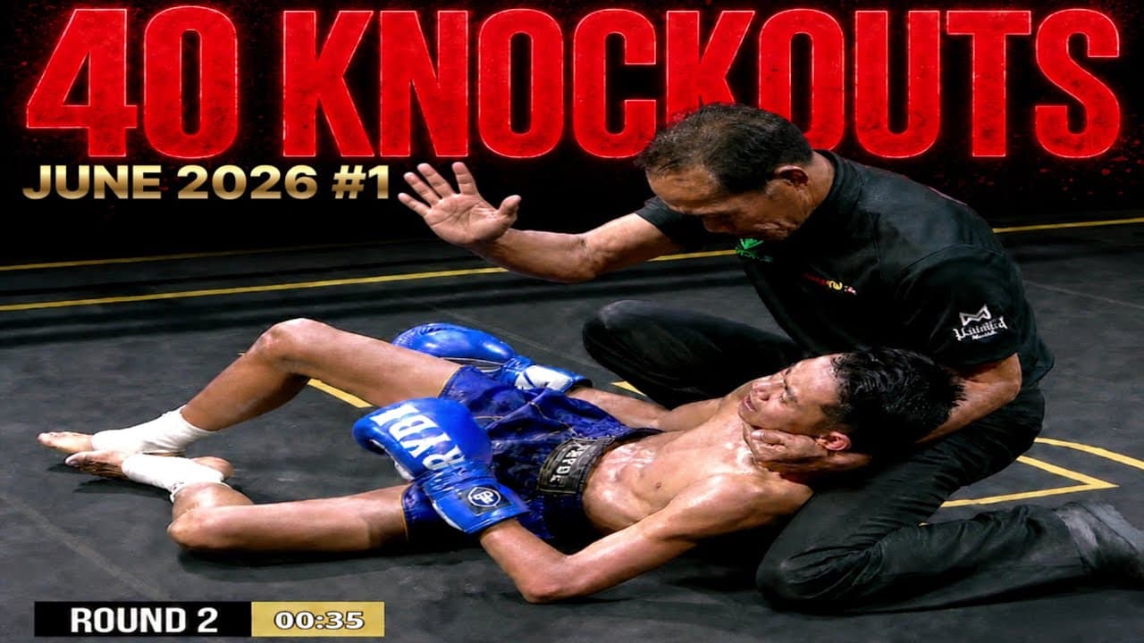 MMA & Muay Thai BEST 40 Knockouts | JUNE 2026 #1 🚨