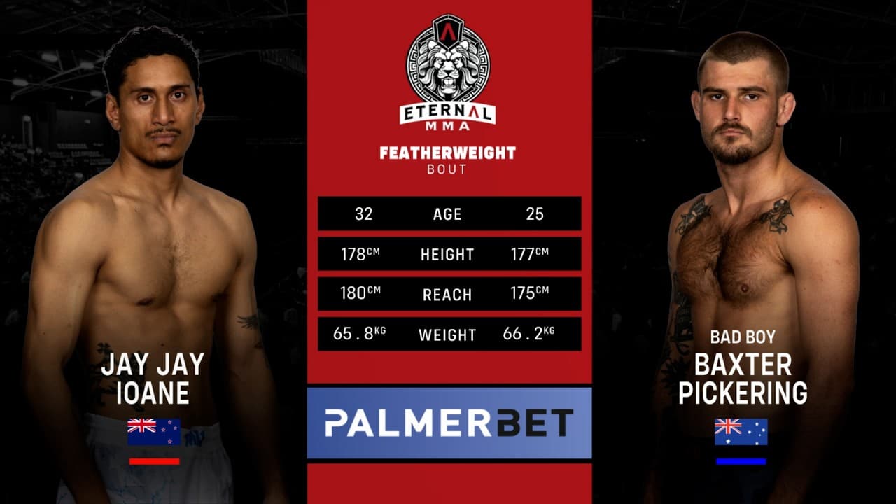 Eternal MMA 106: Baxter Pickering VS Jay Jay Ioane | FULL FIGHT