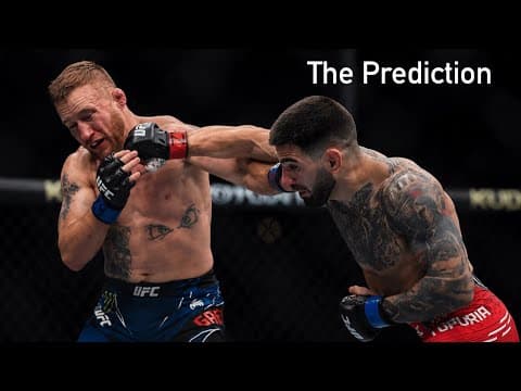 The Prediction: Ilia Topuria Vs Justin Gaethje