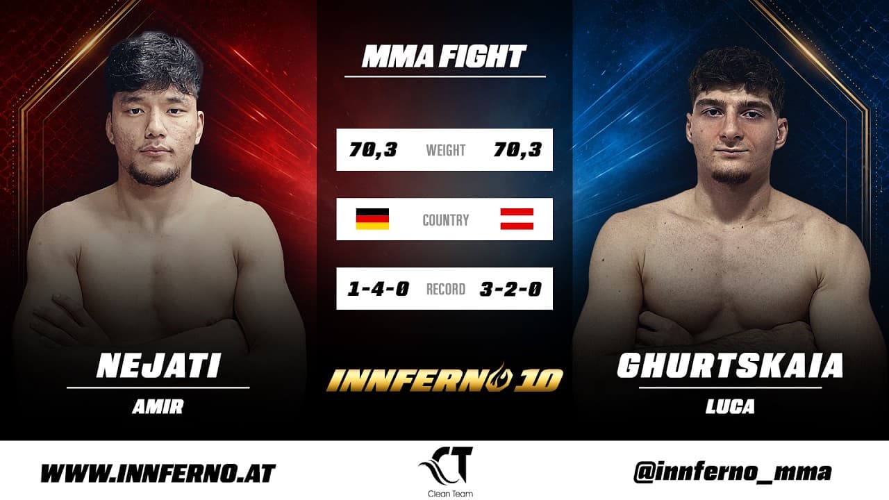 Three-Round Battle! Amir Nejati vs Luca Ghurtskaia | Full Fight | INNFERNO 10