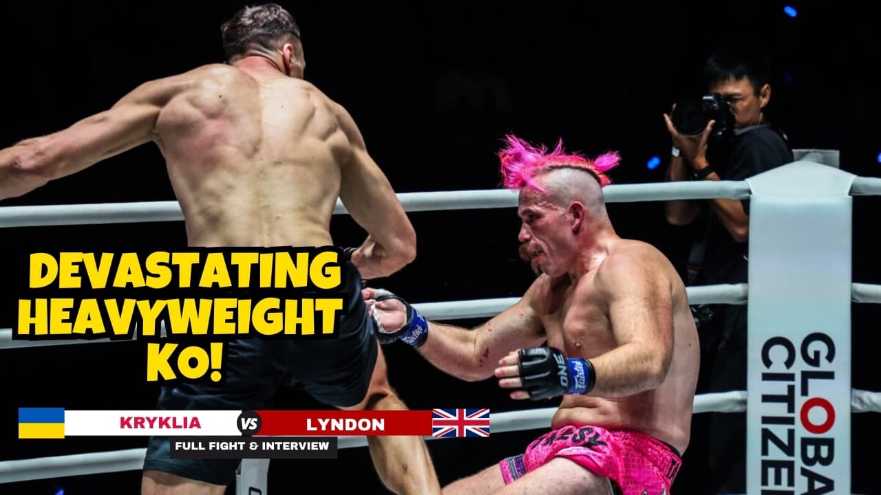 UK vs UKRAINE! Roman Kryklia vs Lyndon Knowles Heavyweight Muay Thai Full Fight