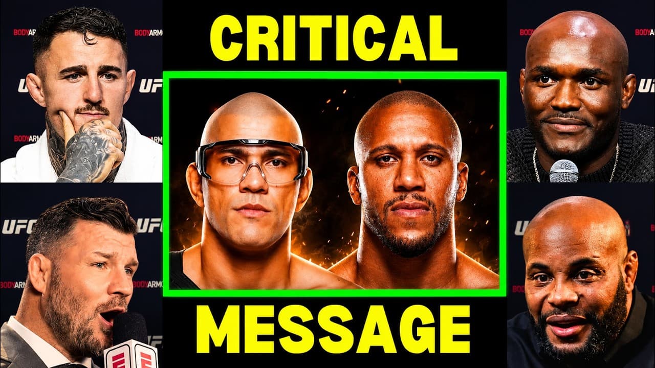 UFC Fighters WARN Alex Pereira about Cyril Gane..