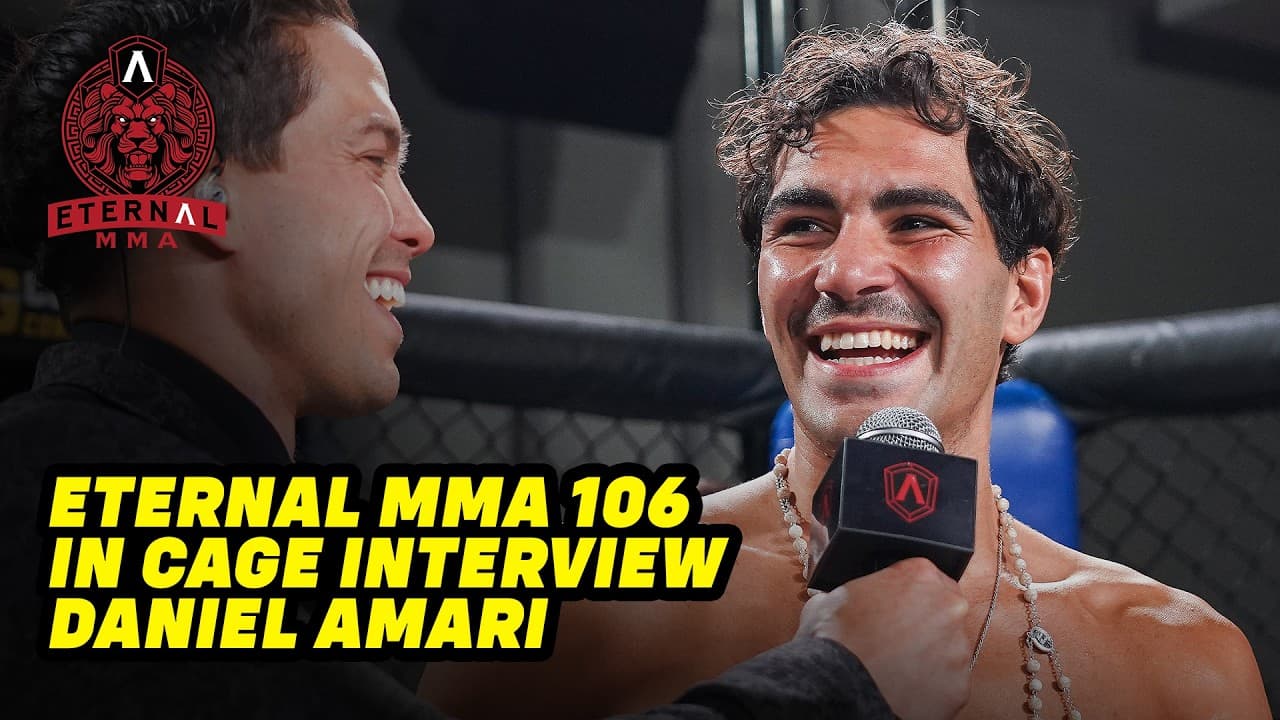 Eternal MMA 106: Daniel Amari: In Cage Interview