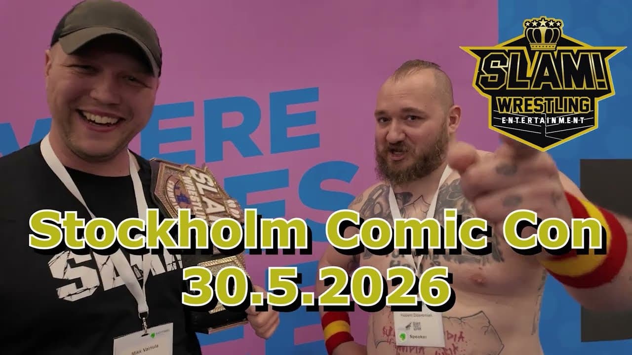 SLAM! Wrestling at Comic Con Stockholm 2026