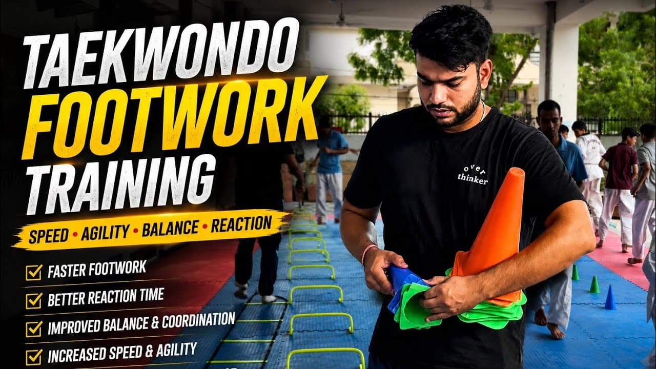 Taekwondo Agility Training 🔥 Speed, Footwork, Reaction & Coordination Drills for All Athletes