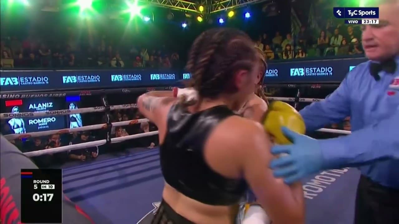 Gabriela Celeste Alaniz vs. Noemí Romero - Boxeo de Primera - TyC Sports