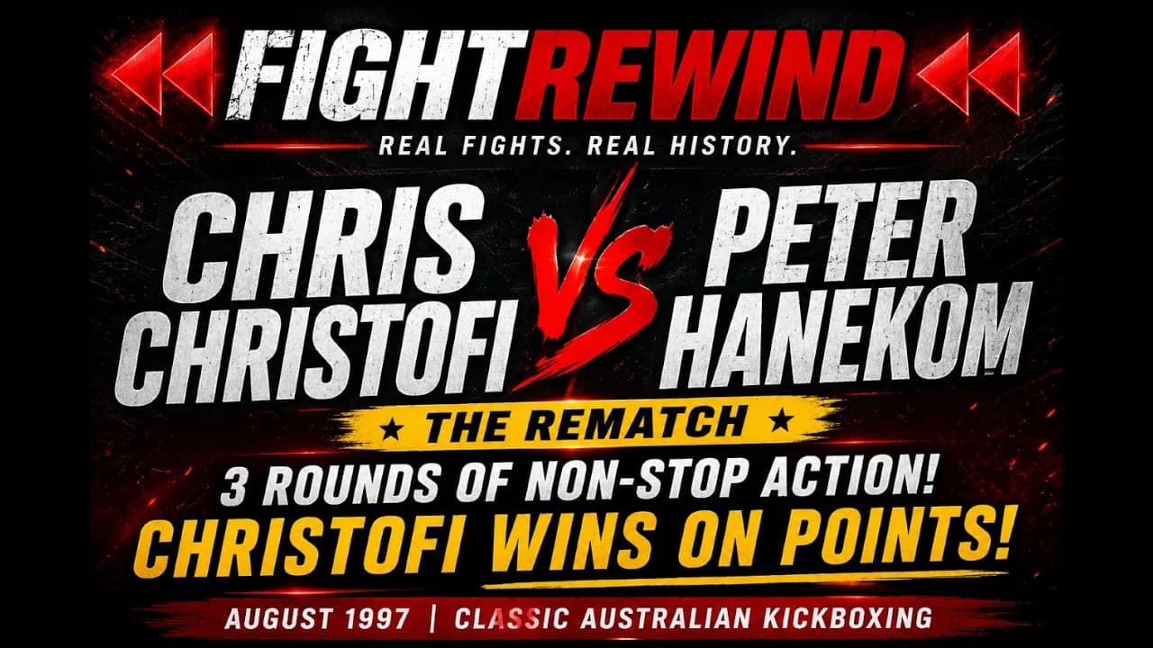 Chris Christofi vs Peter Hanekom