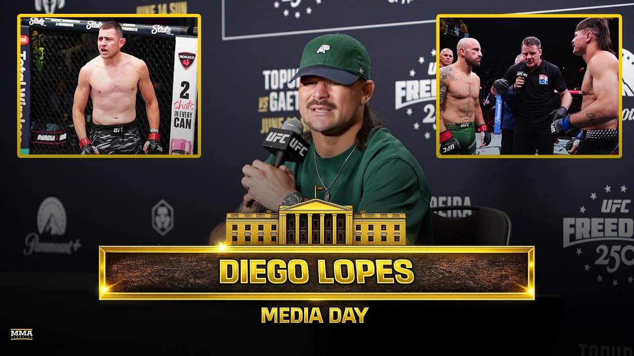 Diego Lopes On UFC White House Fight, Learning Lessons From Volkanovski Fights | MMA Fighting