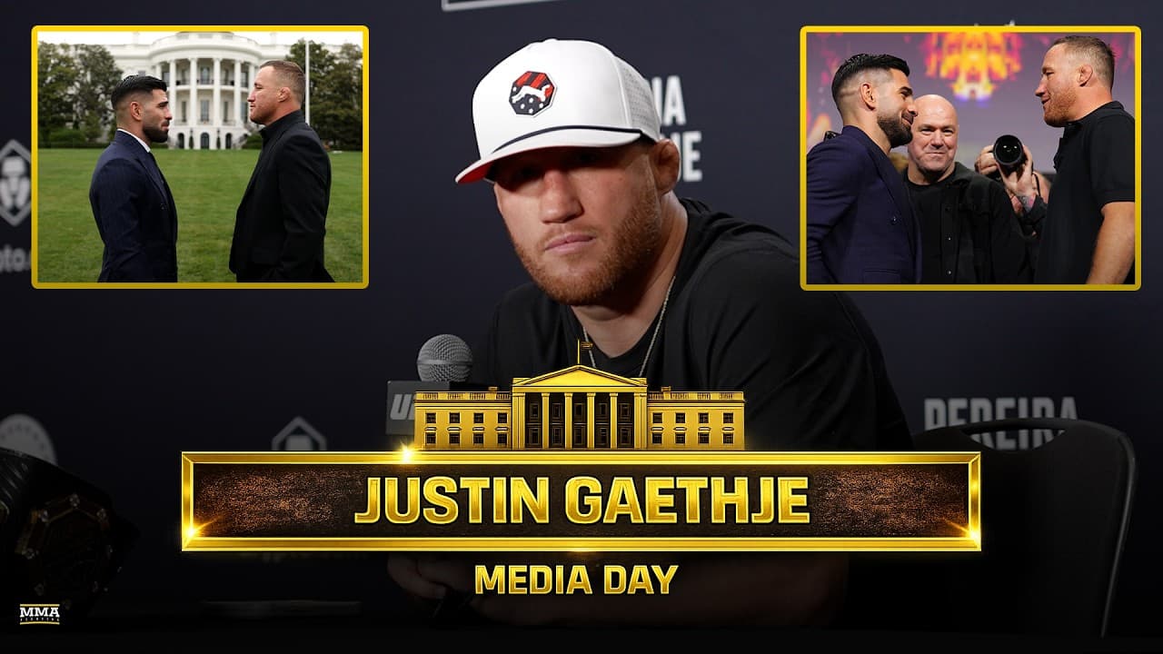 Justin Gaethje REACTS To Ilia Topuria Beef, UFC White House Spot | MMA Fighting