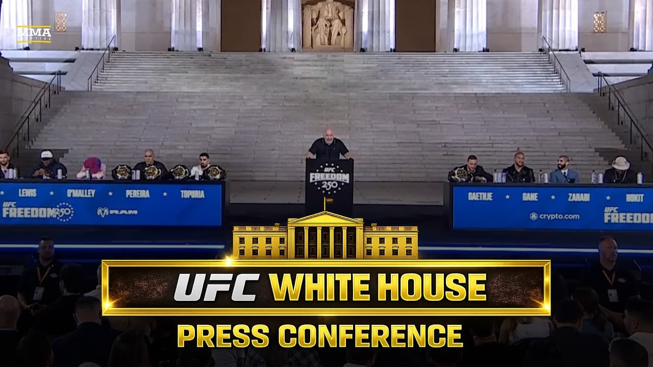 FULL UFC White House Press Conference At Lincoln Memorial - MMA Fighting