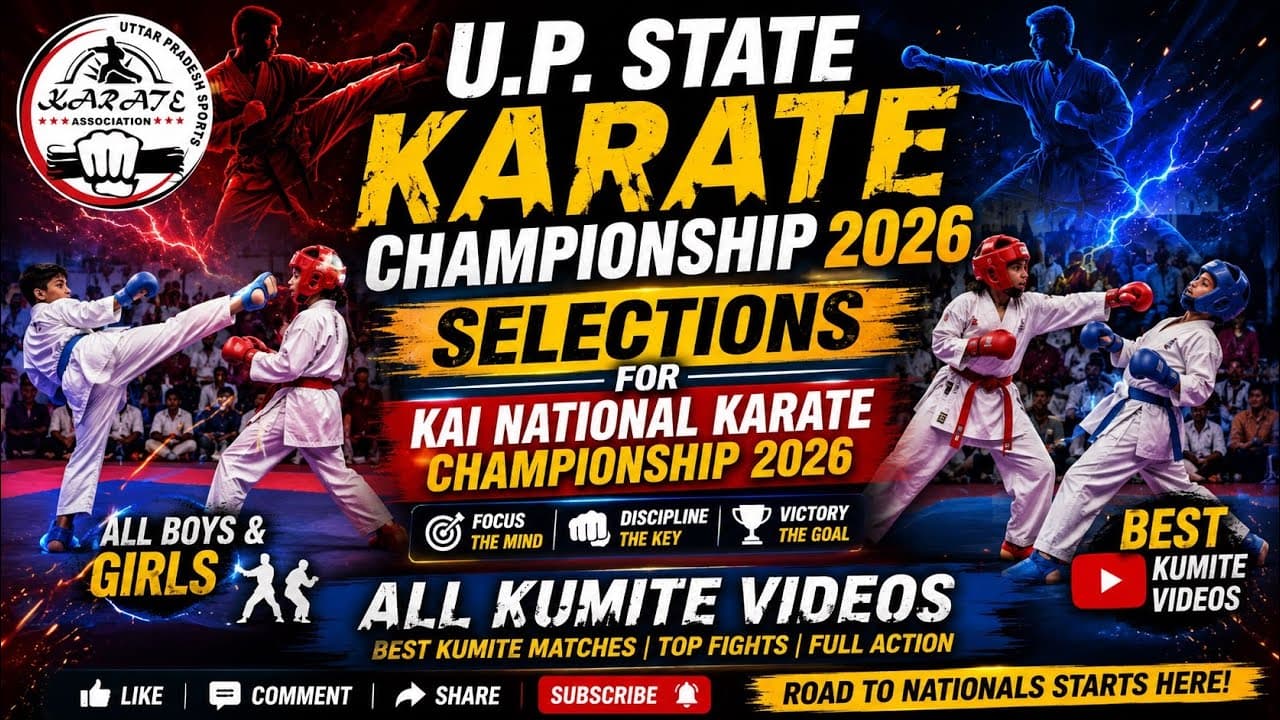 🔥 Best Kumite Fights of U.P. State Karate Championship 2026 | Road To Nationals | U.P. State