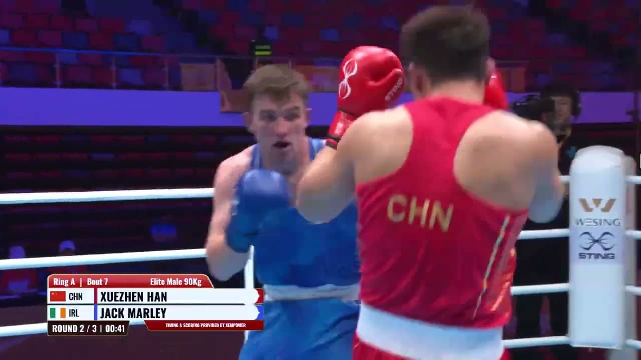 Jack Marley (IRL) vs. Han Xuezhen (CHN) World Boxing Cup 2026 (90kg)