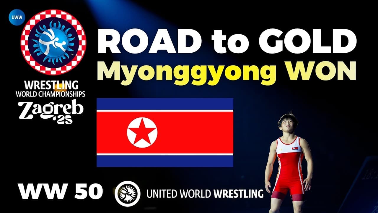 🏅🇰🇵 Road To GOLD | 50 KG Women's Wrestling | 2025 World Wrestling Championships #wrestlezagreb