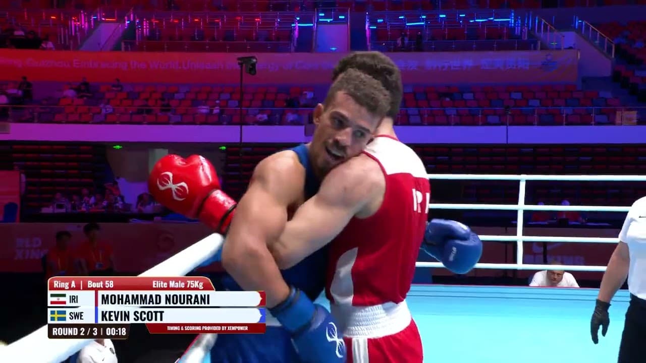 Mohammad Nourani (IRI) vs. Kevin Scott (SWE) World Boxing Cup 2026 (75kg)