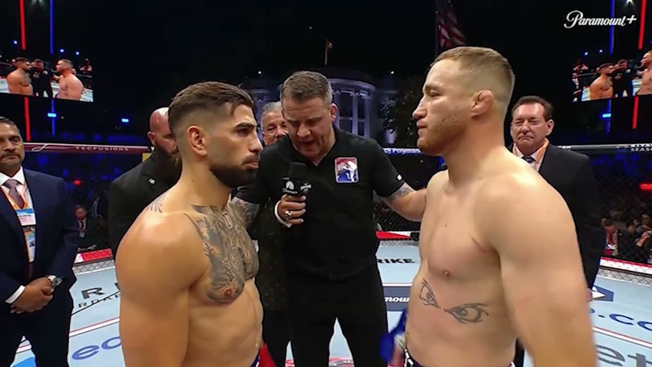 Justin Gaethje vs Ilia Topuria Highlights