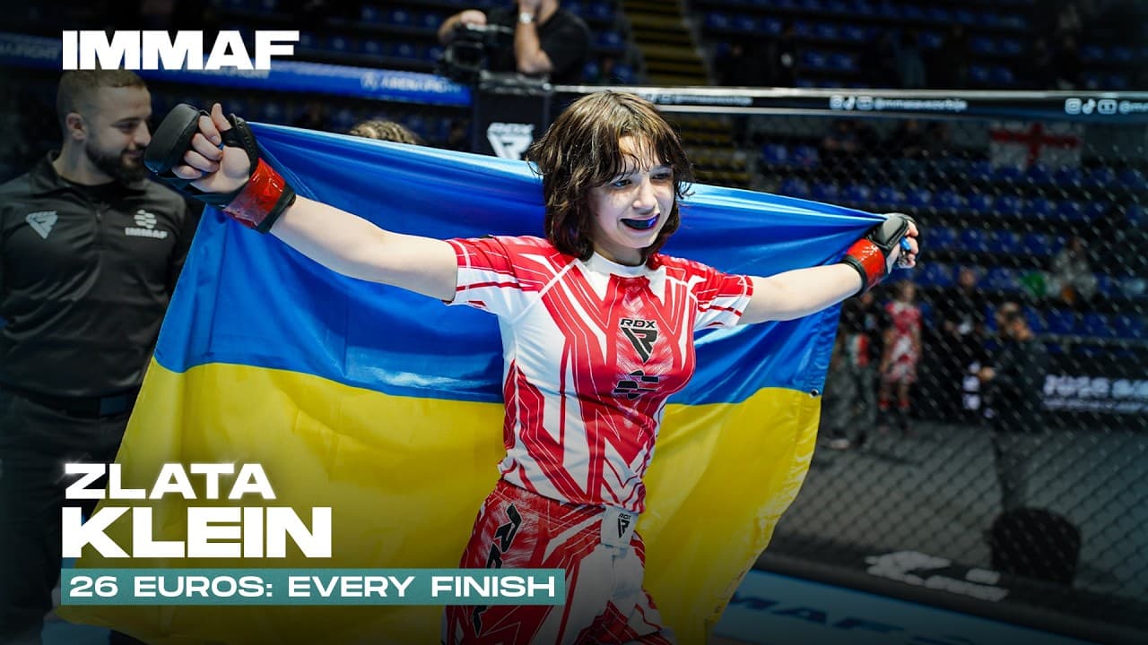 4 FIGHTS IN 3 MINUTES | Zlata Klein | 2026 IMMAF European Championships