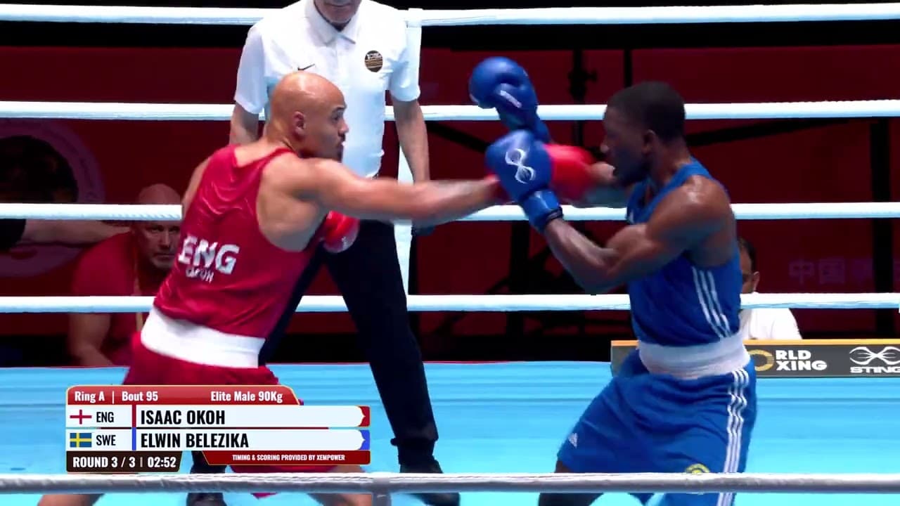 Isaac Okoh (ENG) vs. Elwin Mayue-Belezika (SWE) World Boxing Cup 2026 (90kg)