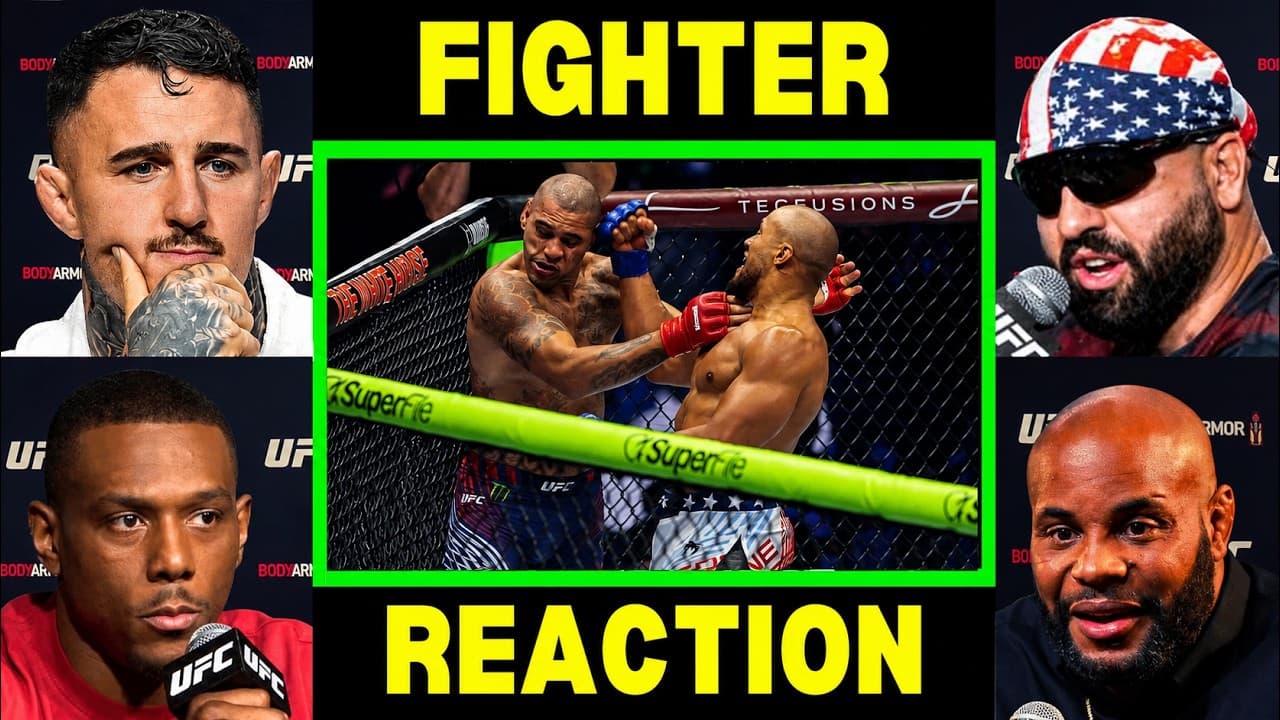 UFC Fighters REACT to Cyril Gane BEATING Alex Pereira | UFC Freedom 250