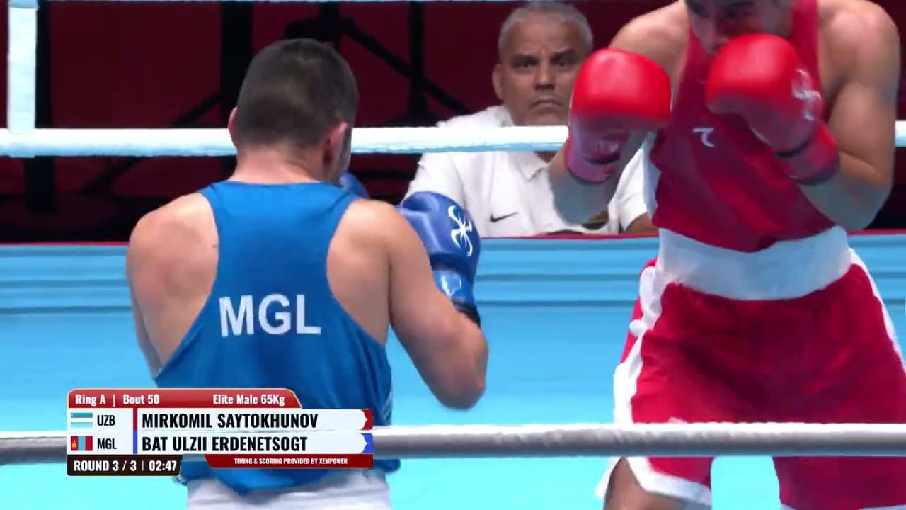 Mirkomil Saytokhunov (UZB) vs. Batulzii Erdenetsogt (MGL) World Boxing Cup 2026 (65kg)