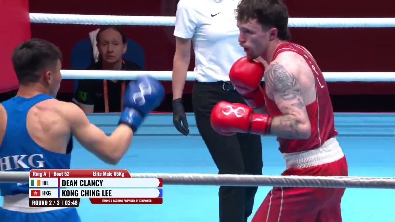 Dean Clancy (IRL) vs. Lee Kong Ching (HKG) World Boxing Cup 2026 (65kg)