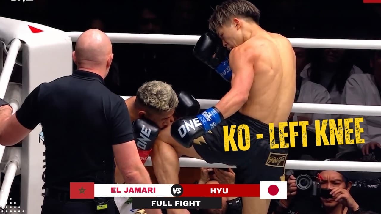 BRUTAL FIRST-ROUND KNEE KO! Hyu 🇯🇵 destroys Zakaria El Jamari 🇲🇦 with a terrifying strike