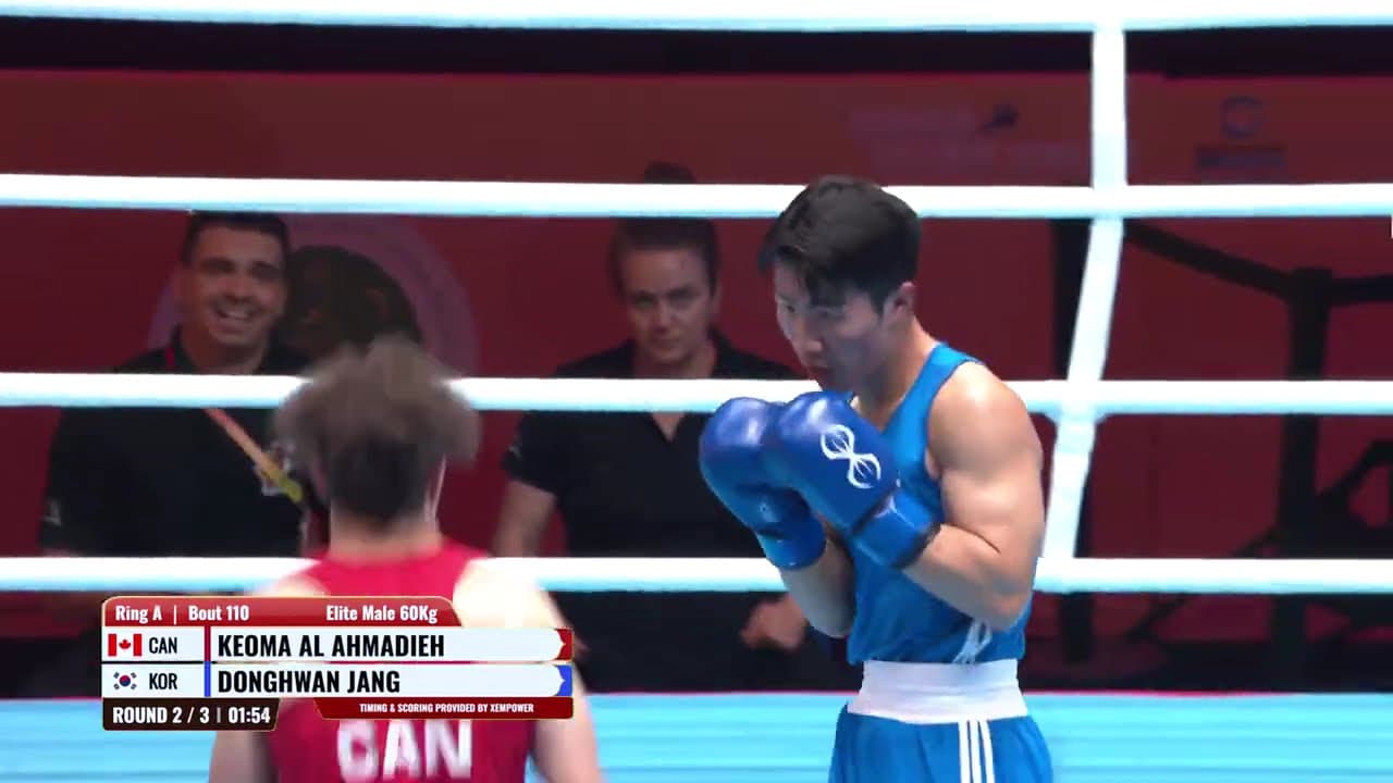 Keoma Ali Al-Ahmadieh (CAN) vs. Jang Dong-Hwan (KOR) World Boxing Cup 2026 (60kg)
