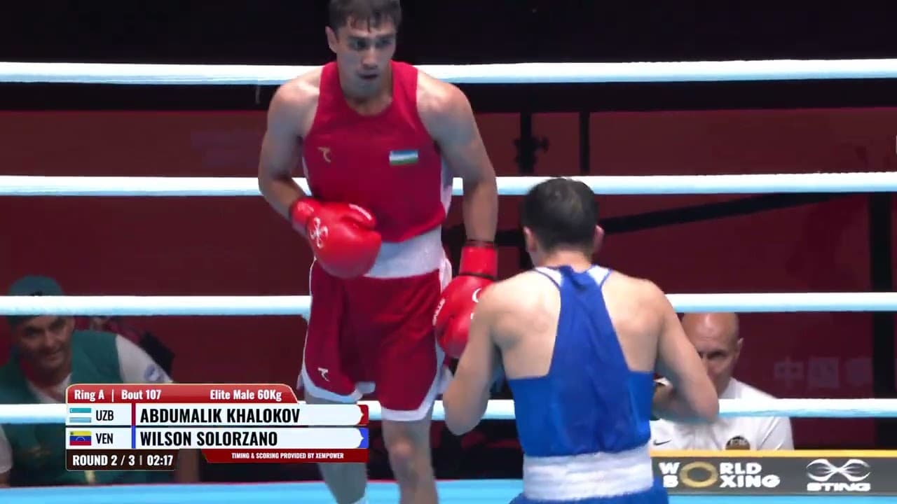 Abdumalik Khalokov (UZB) vs. Wilson Solorzano (VEN) World Boxing Cup 2026 (60kg)
