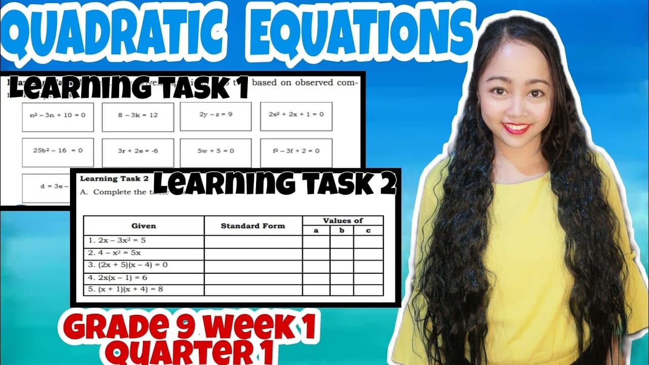 Grade 9 First Quarter '21