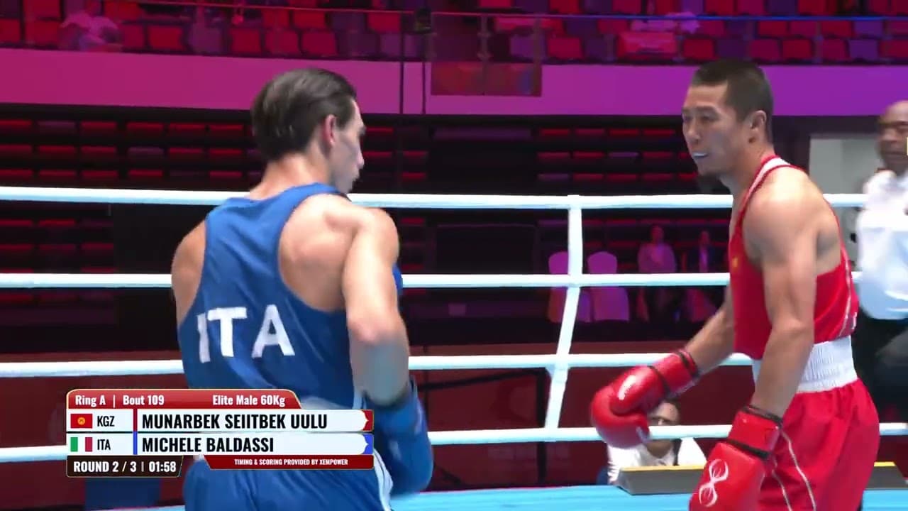 Munarbek Seiitbek Uulu (KGZ) vs. Michele Baldassi (ITA) World Boxing Cup 2026 (60kg)