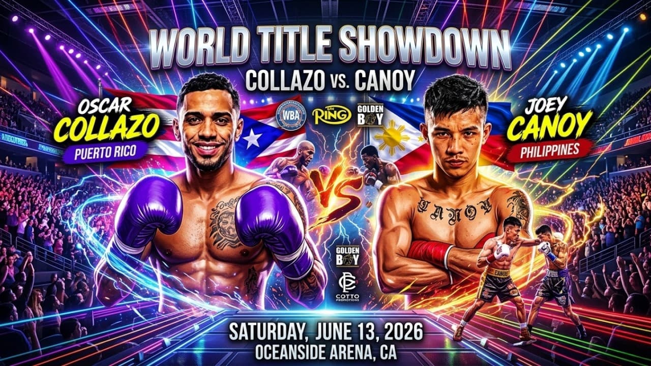 Oscar Collazo vs. Joey Canoy-  Southpaw Battle in California!
