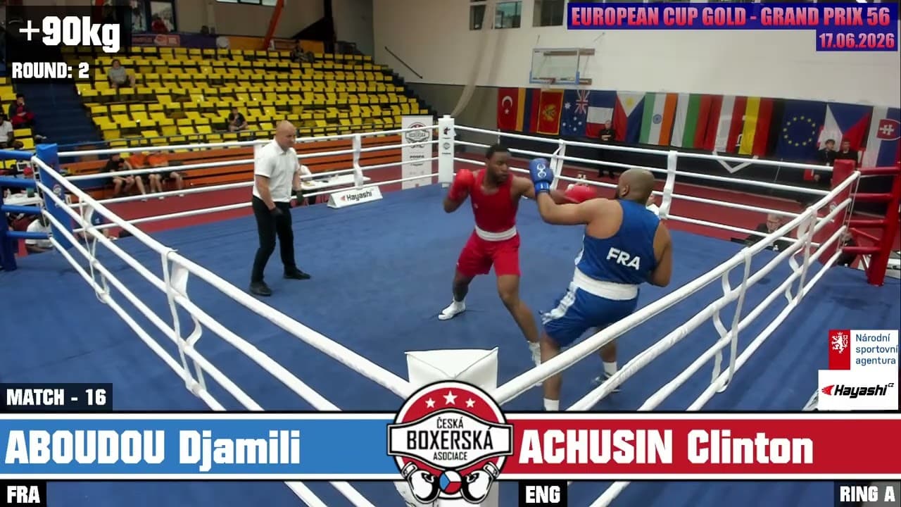 Clinton Achusim (ENG) vs. Djamili-Dini Aboudou (FRA) Grand Prix Ústí nad Labem 2026 (90+kg)