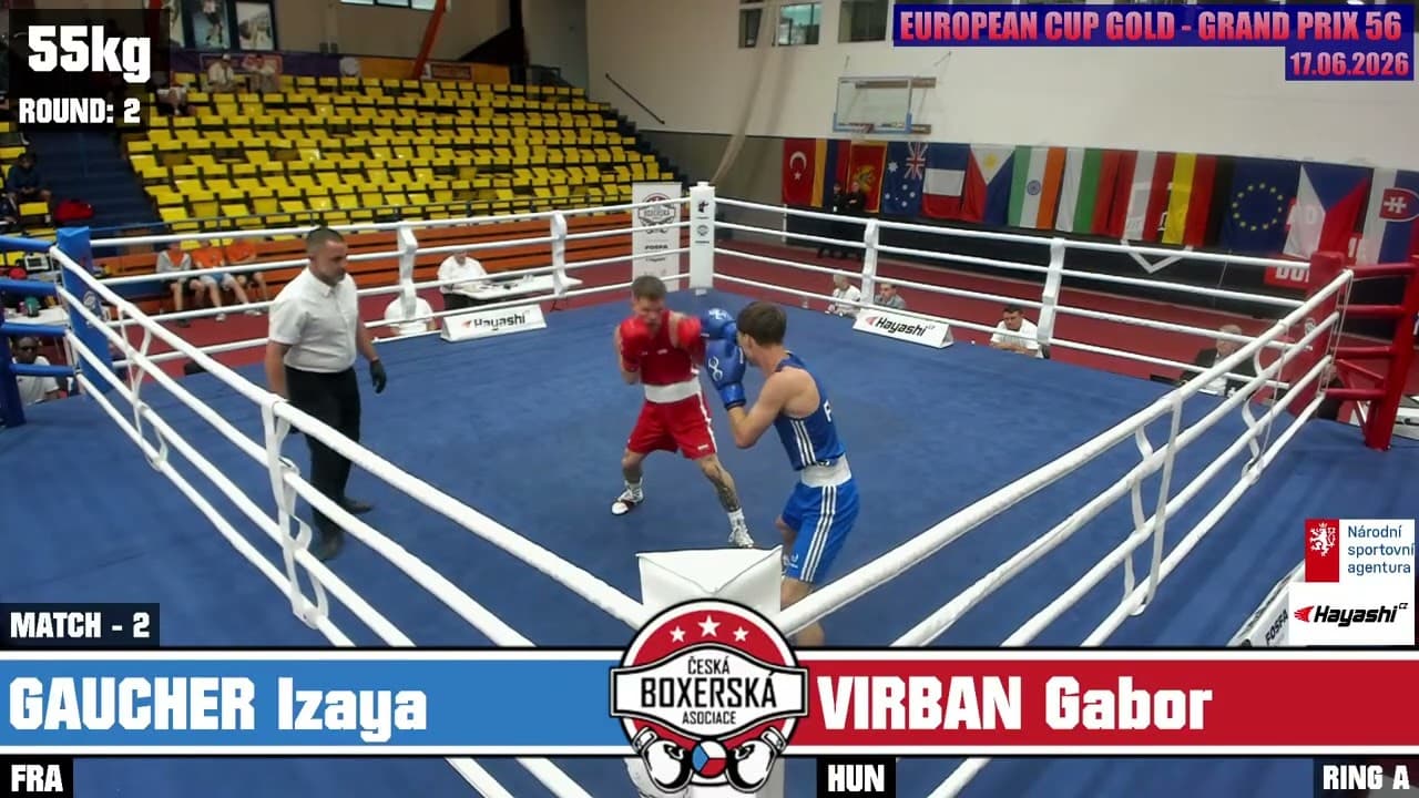 Izaya Gaucher (FRA) vs. Gábor Virbán (HUN) Grand Prix Ústí nad Labem 2026 (55kg)