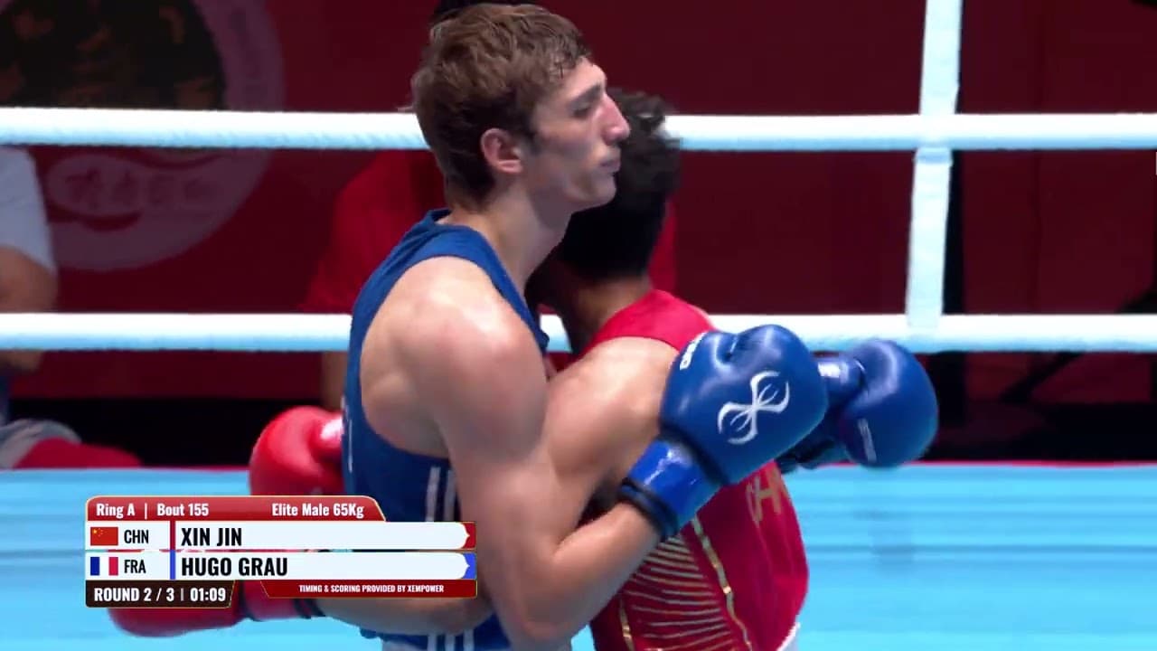 Hugo Grau (FRA) vs. Xin Jin (CHN) World Boxing Cup 2026 (65kg)
