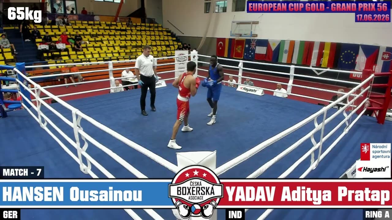 Aditya Yadav (IND) vs. Ousainou Hansen (GER) Grand Prix Ústí nad Labem 2026 (65kg)
