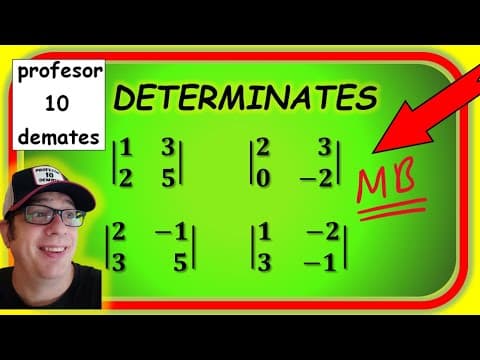 DETERMINANTES 2 Bachillerato matemáticas aplicadas a las ciencias SOCIALES Ejercicios resueltos