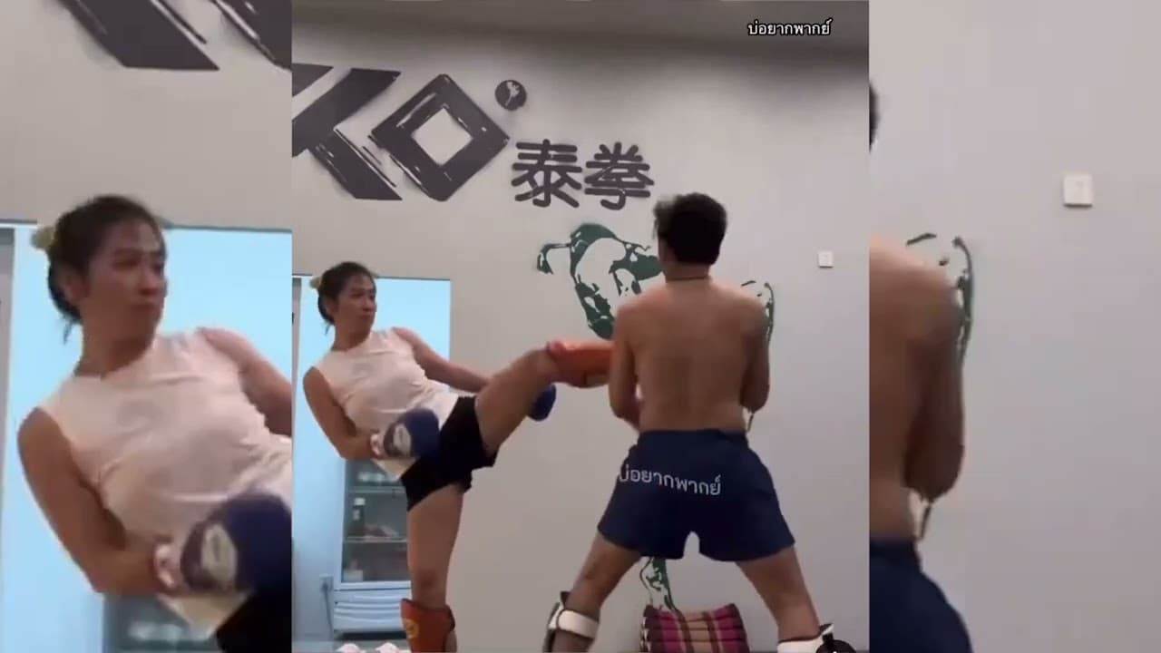 Woman Makes Mistake In Spar... KO.