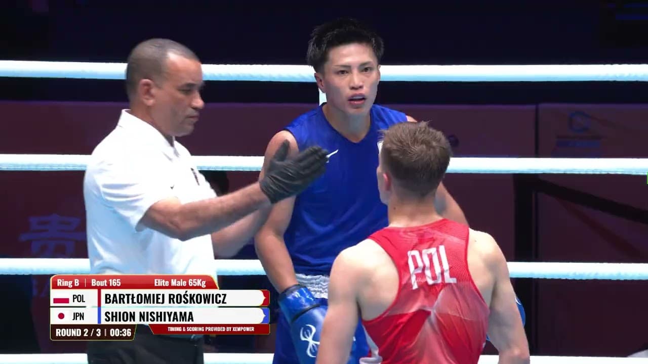 Bartłomiej Rośkowicz (POL) vs. Shion Nishiyama (JPN) World Boxing Cup 2026 (65kg)