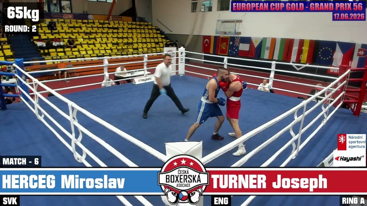 Joe Turner (ENG) vs. Miroslav Herceg (SVK) Grand Prix Ústí nad Labem 2026 (65kg)