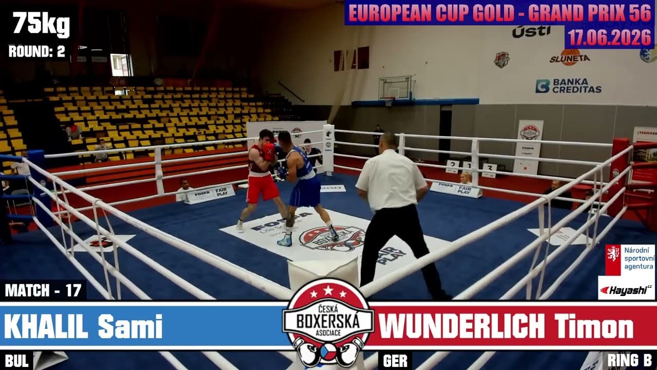 Sami Khalil (BUL) vs. Timon Wunderlich (GER) Grand Prix Ústí nad Labem 2026 (75kg)